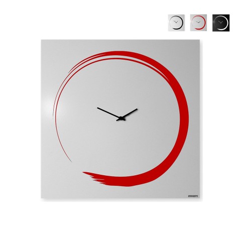 Horloge murale moderne décorative style japonais 50x50cm S-Enso Promotion