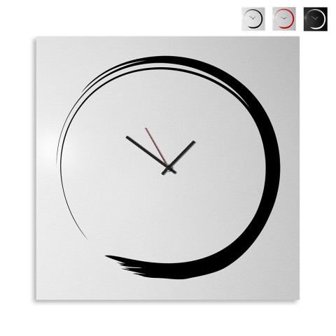 Horloge murale moderne 80x80cm décorative style japonais S-Enso Big Promotion