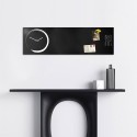 Horloge murale design S-Enso avec tableau magnétique et calendrier horizontal 