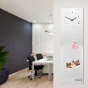 Horloge murale à tableau magnétique vertical design moderne Post It Vente