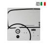 Horloge murale tableau magnétique porte-clés design moderne Cinquino Offre