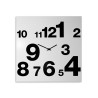 Horloge murale 50x50cm design moderne abstrait minimal Numbers Remises