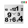Horloge murale 50x50cm design moderne abstrait minimal Numbers Offre