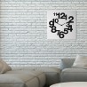 Horloge murale 50x50cm design moderne abstrait minimal Numbers Vente