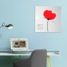 Horloge murale carrée calendrier design moderne fleur Papavero Choix