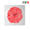 Horloge murale carrée design moderne minimaliste Tree of Life 