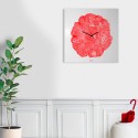 Horloge murale carrée design moderne minimaliste Tree of Life 