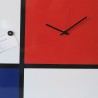Horloge murale design moderne tableau magnétique Mondrian Big Réductions
