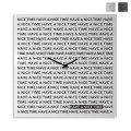 Horloge murale 80x80cm design moderne tableau magnétique Nice Time Big Promotion
