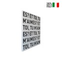 Tableau magnétique mural décoratif romantique Et-toi, tu m'aimes? Vente