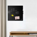 Tableau magnétique mural carré 50x50cm moderne multifonction Mémo Promotion