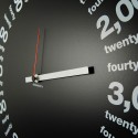 Horloge murale carrée design moderne minimaliste 50x50cm Only Hours Remises
