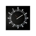 Horloge murale carrée design moderne minimaliste 50x50cm Only Hours Offre