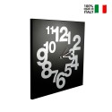 Horloge murale design moderne 50x50cm grands chiffres Numbers Circle Vente
