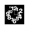 Horloge murale design moderne 50x50cm grands chiffres Numbers Circle Offre