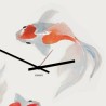Horloge murale de style japonais design moderne Poisson Koi Remises