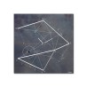 Horloge murale 50x50cm design moderne minimal Time Line Industrial Offre