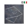 Horloge murale 50x50cm design moderne minimal Time Line Industrial Vente