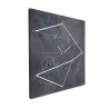 Horloge murale 50x50cm design moderne minimal Time Line Industrial Remises