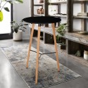 Table haute pour tabourets design scandinave en bois 60x60 rond en bois Shrub Offre