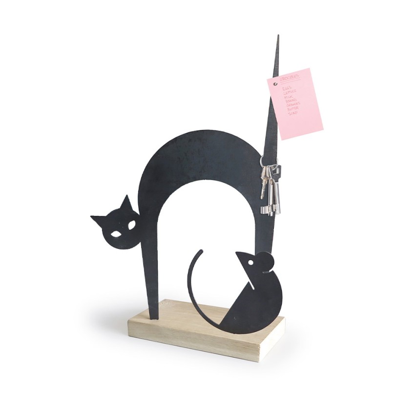 Cat Mouse Tableau magnétique design moderne et minimal Bureau de bureau