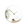 Horloge murale ronde miroir design moderne doré Precious Réductions