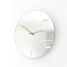 Horloge murale ronde miroir design moderne doré Precious Catalogue