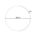 Horloge murale ronde miroir design moderne doré Precious Choix