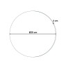 Horloge murale ronde miroir design moderne doré Precious Choix