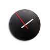 Horloge murale ronde design minimaliste moderne noir Trendy Offre