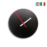 Horloge murale ronde design minimaliste moderne noir Trendy Vente