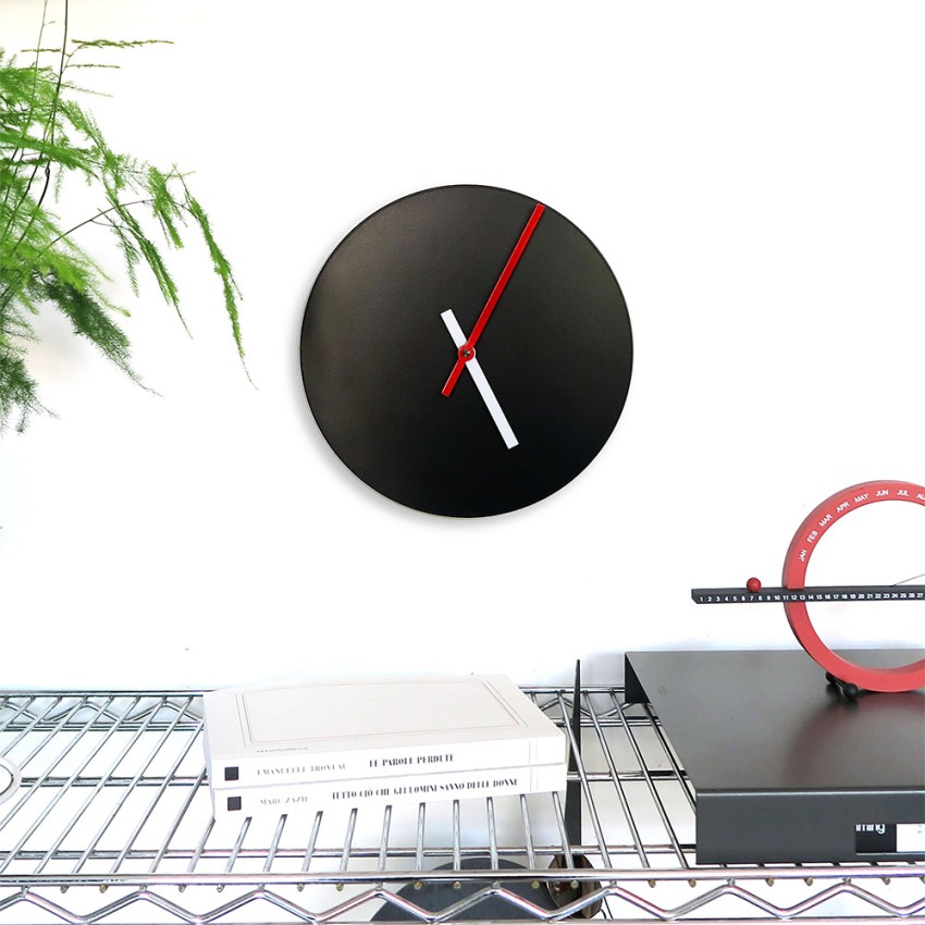 Horloge murale ronde design minimaliste moderne noir Trendy Promotion Horloge murale ronde design minimaliste moderne noir Trendy Promotion