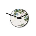Petit horloge murale ronde design moderne Nature Fiori Blu Offre