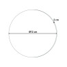 Petit horloge murale ronde design moderne Nature Fiori Blu Réductions
