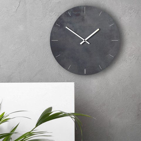 Horloge murale ronde design industriel moderne Classico Promotion