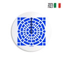 Horloge murale design rond moderne colorée Azulejo C Vente