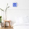 Horloge murale ronde design coloré moderne Azulejo D Promotion