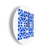 Horloge murale ronde design coloré moderne Azulejo D Remises