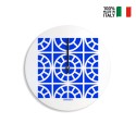 Horloge murale ronde design coloré moderne Azulejo D Vente