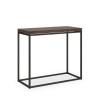 Console extensible table moderne en bois cuisine salle à manger 90x45-90cm Nordica Libra Noix Offre