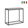 Console extensible Table de salle à manger cuisine grise 90x45-90cm Nordica Libra Concrete Vente