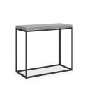 Console extensible Table de salle à manger cuisine grise 90x45-90cm Nordica Libra Concrete Offre