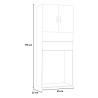 Mobile copri-linge colonne salle de bain lessive espace de rangement en bois Remises
