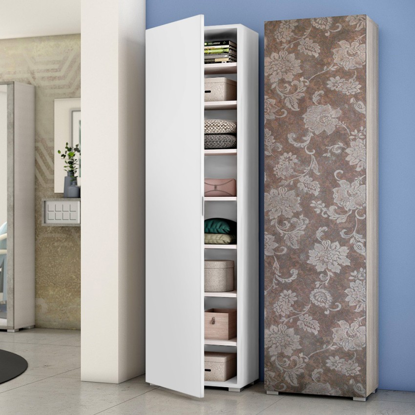 Armoire mobile polyvalente 7 étagères porte-chaussures 16 paires Promotion Armoire mobile polyvalente 7 étagères porte-chaussures 16 paires Promotion