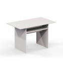 Console extensible table bureau bois blanc 120x35-70cm Oplà Remises