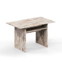 Console extensible 120x35-70cm table bureau bois vintage Oplà Réductions