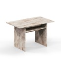Table console extensible 120x35-70cm bureau en bois vintage Oplà Réductions