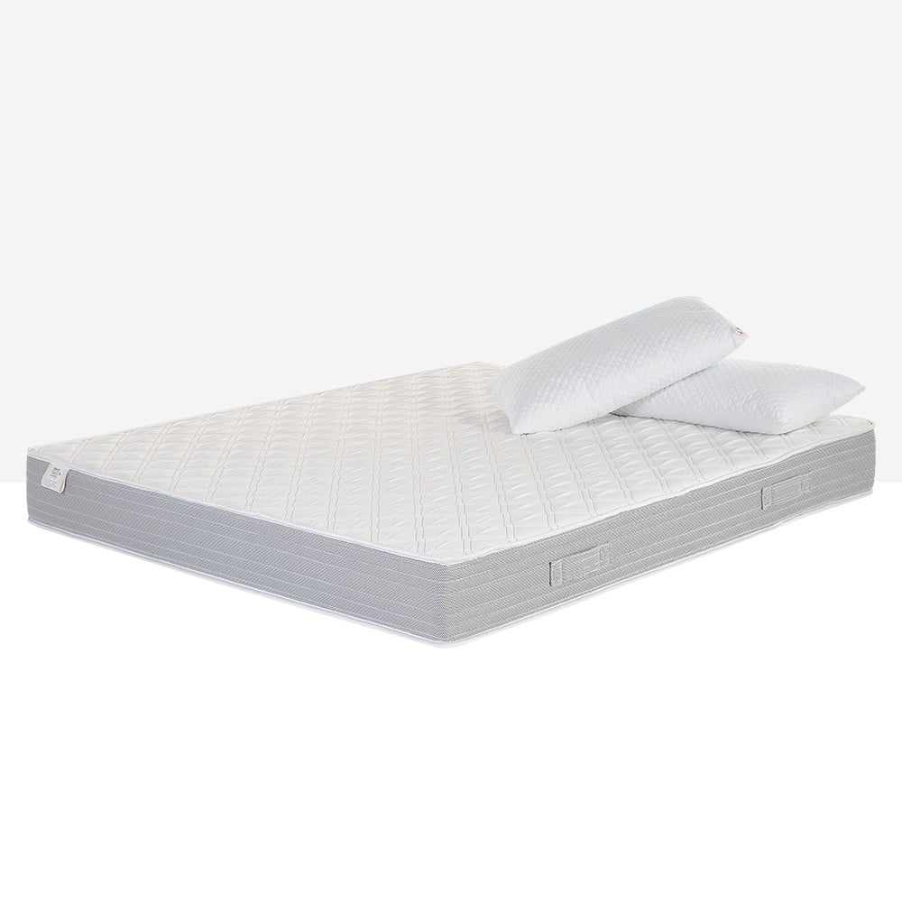 Matelas double orthopédique 160x190 2 Oreillers mémoire Top Soft L