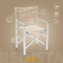 4 chaises de plage pliables portables textilène aluminium Regista Gold Modèle
