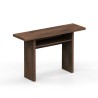 Table console extensible bureau en bois foncé 120x35-70cm Oplà Offre